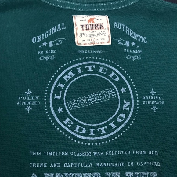 TRUNK LTD Limited Edition Psychedelic Furs Tee S - Picture 4 of 5
